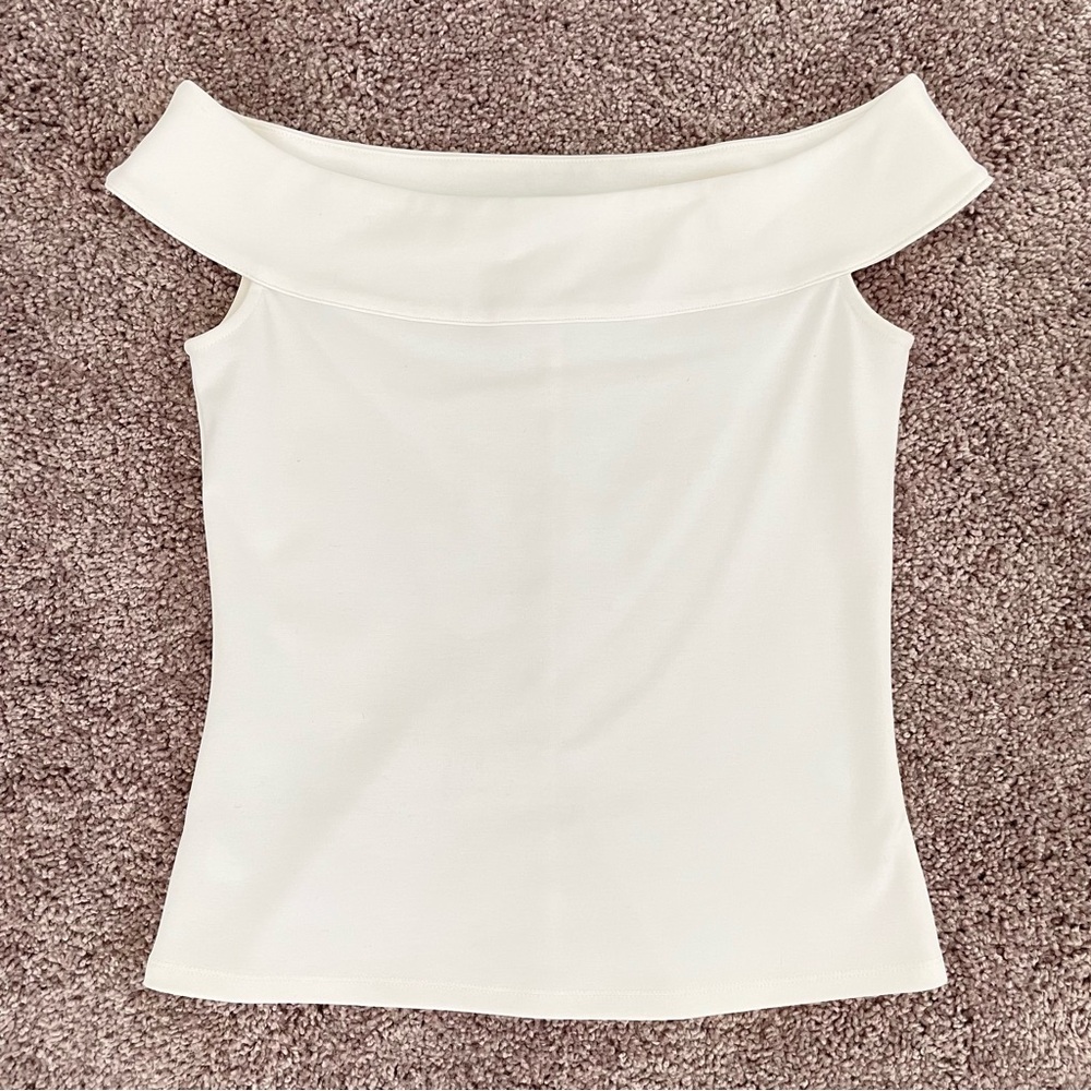 White Off Shoulder Top